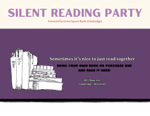 Cambridge Silent Reading Party Graphic